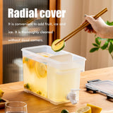 Internal fine filter that keeps fruit pulp away from the dispenser tap