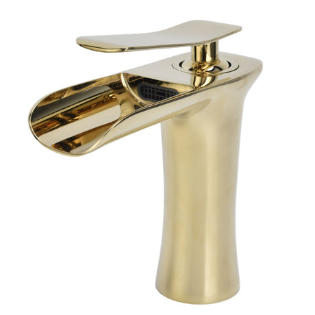 Top down view of the single handle basin mixer tap