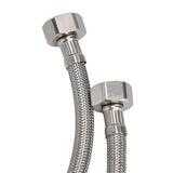Detail of the smooth brass finish on the basin mixer tap body