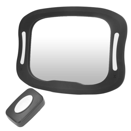 Baby car mirror with LED light and remote control