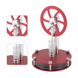 Stirling engine model shown from the rear