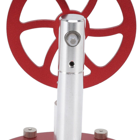 Angled view of the low temperature differential engine model