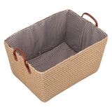 Thurlestone Collapsible Storage Basket, Large, Pale Yellow