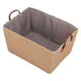Thurlestone Collapsible Storage Basket, Large, Pale Yellow