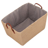 Thurlestone Collapsible Storage Basket, Large, Pale Yellow