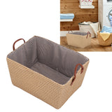 Thurlestone Collapsible Storage Basket, Large, Pale Yellow