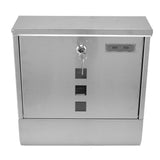 Stainless steel wall-mounted locking mailbox with narrow slot - image 8