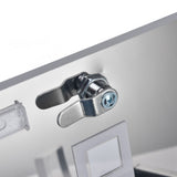 Stainless steel wall-mounted locking mailbox with narrow slot - image 15