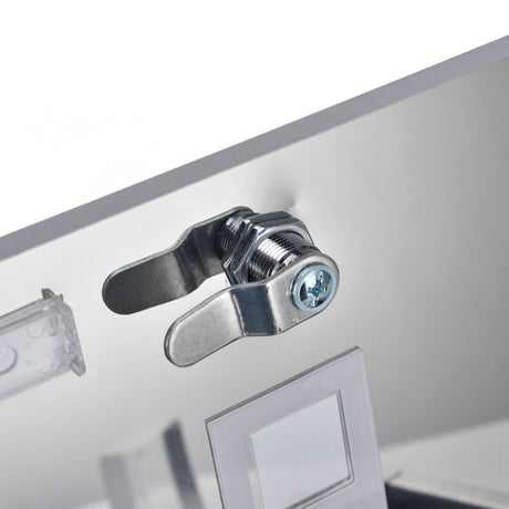 Stainless steel wall-mounted locking mailbox with narrow slot - image 15