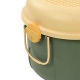Green car shaped kids toy storage box with wheels - view 10
