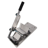 Double pressure bearing mechanism of the frozen meat slicer