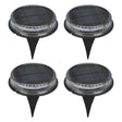 Solar Lawn Lights, Warm White 4 Pack