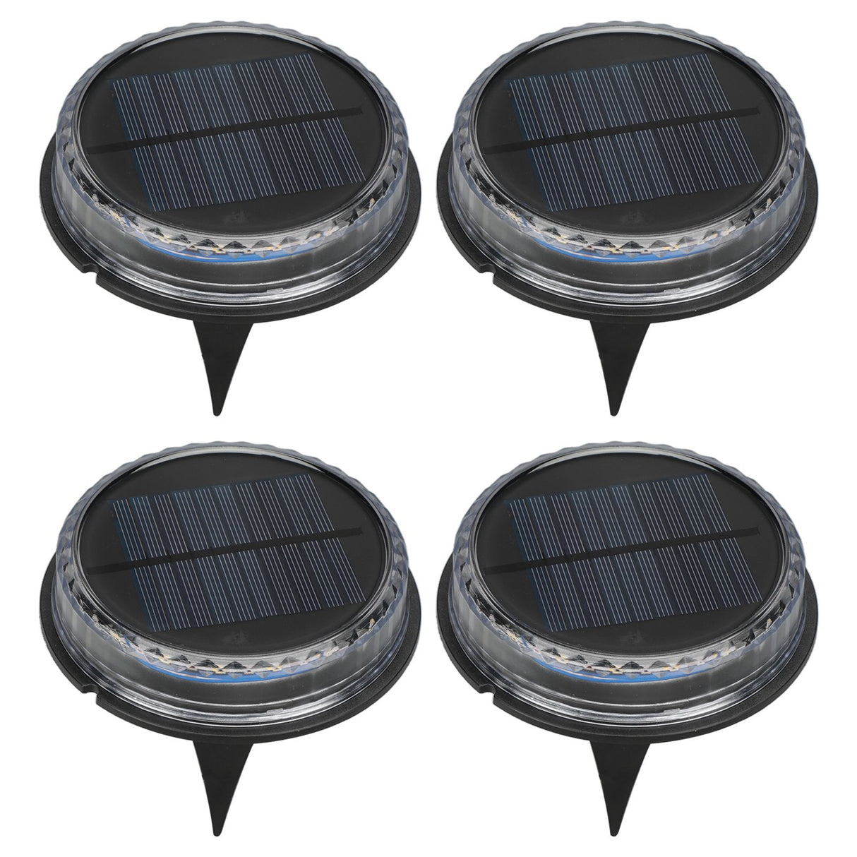 Solar Lawn Lights, Warm White 4 Pack