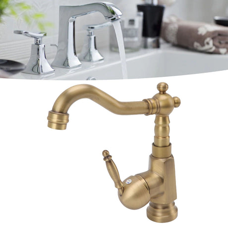 Connecting pipe and gaskets included with the brass basin mixer
