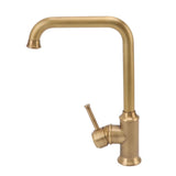 Vintage basin mixer tap installed on a bathroom washbasin