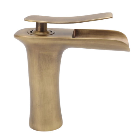 Deck mounting base of the antique waterfall basin tap