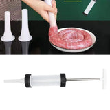 Sausage maker set shown with food grade plastic body