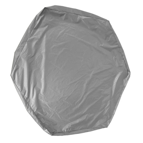 Hexagon Sandpit Cover with Drawstring, Waterproof, Grey