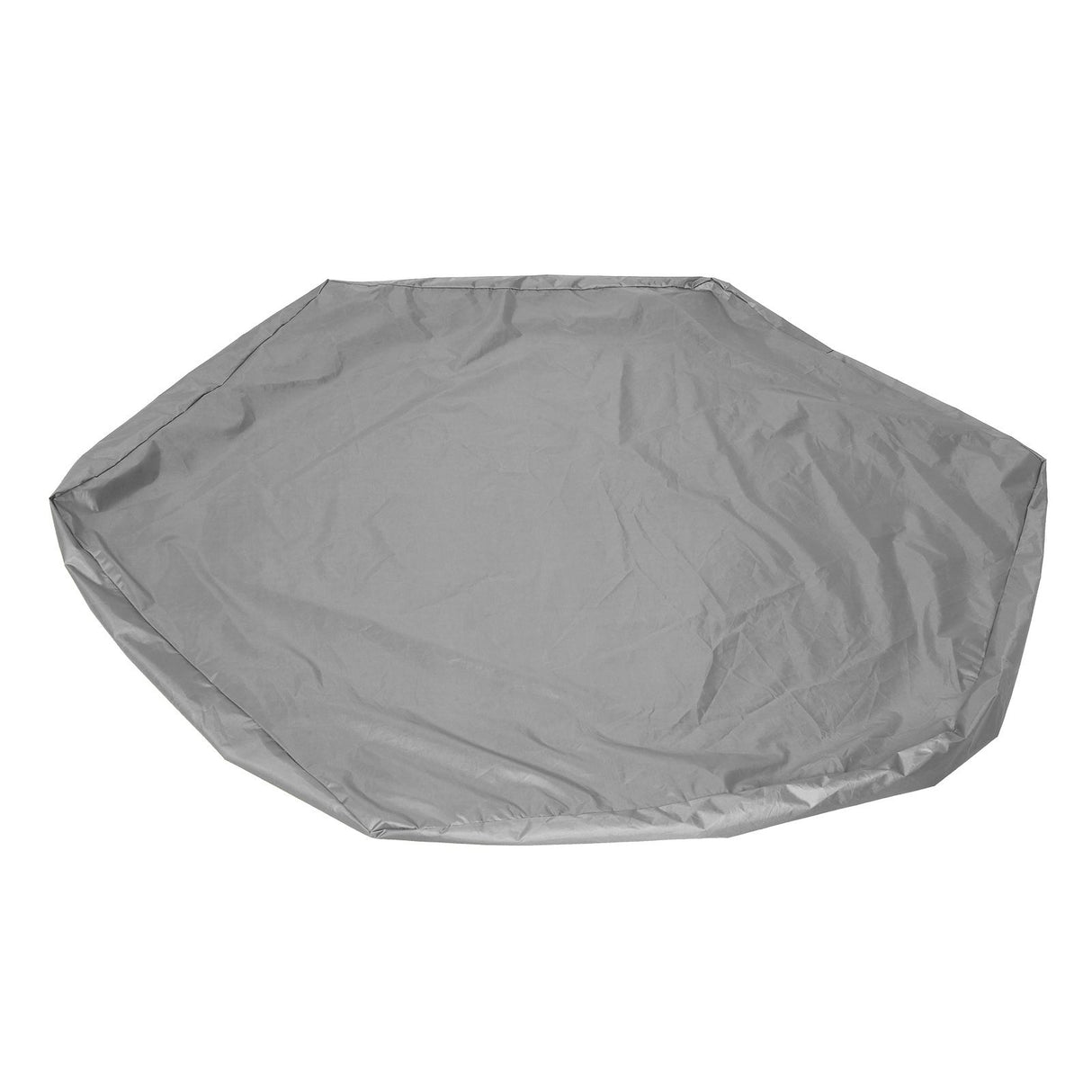 Hexagon Sandpit Cover with Drawstring, Waterproof, Grey