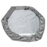 Hexagon Sandpit Cover with Drawstring, Waterproof, Grey