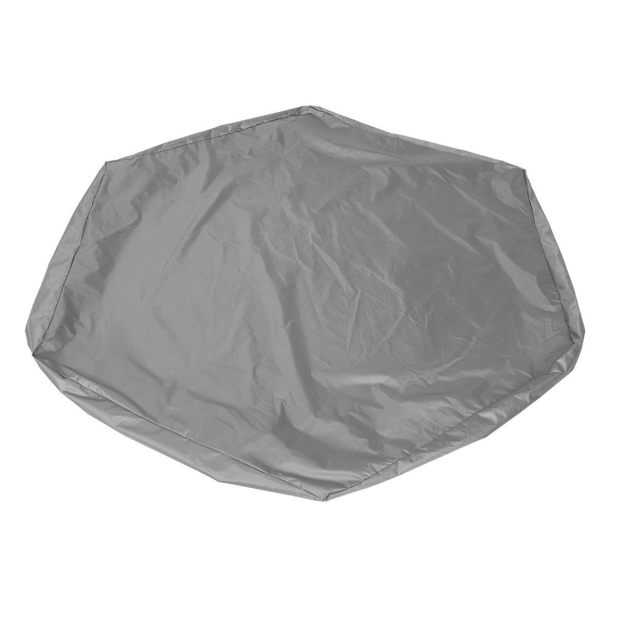 Hexagon Sandpit Cover with Drawstring, Waterproof, Grey