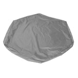 Hexagon Sandpit Cover with Drawstring, Waterproof, Grey