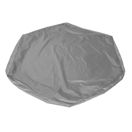 Hexagon Sandpit Cover with Drawstring, Waterproof, Grey