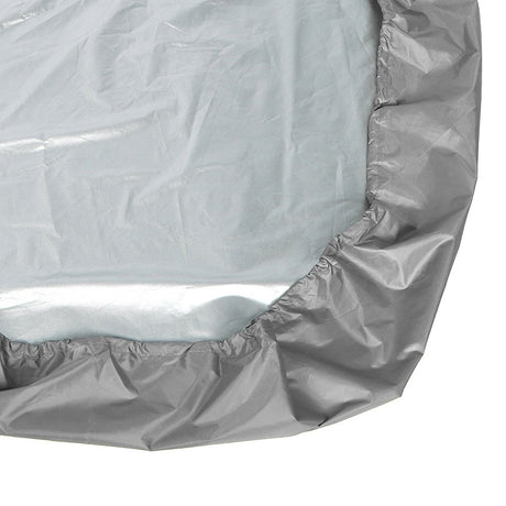 Hexagon Sandpit Cover with Drawstring, Waterproof, Grey