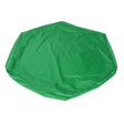 Hexagon Sandpit Cover with Drawstring, Waterproof, Green