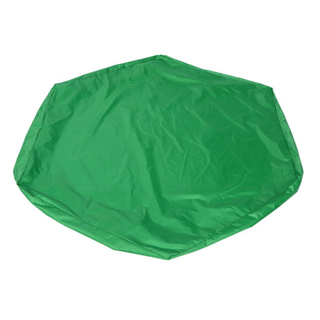 Hexagon Sandpit Cover with Drawstring, Waterproof, Green
