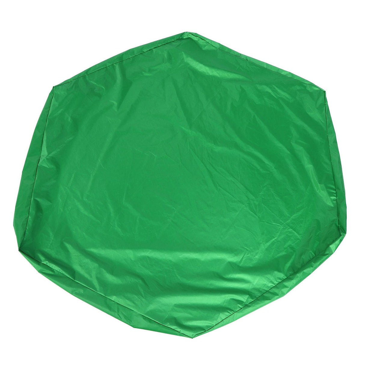 Hexagon Sandpit Cover with Drawstring, Waterproof, Green
