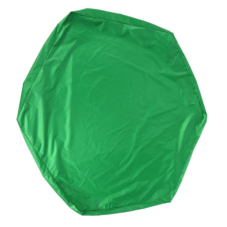Hexagon Sandpit Cover with Drawstring, Waterproof, Green