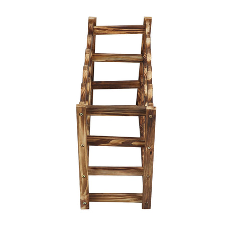 20 bottle 4 tier timber wine rack
