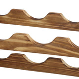 20 bottle 4 tier timber wine rack