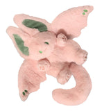 Stuffed rabbit toy back view