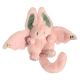 Soft pink plush rabbit toy for children
