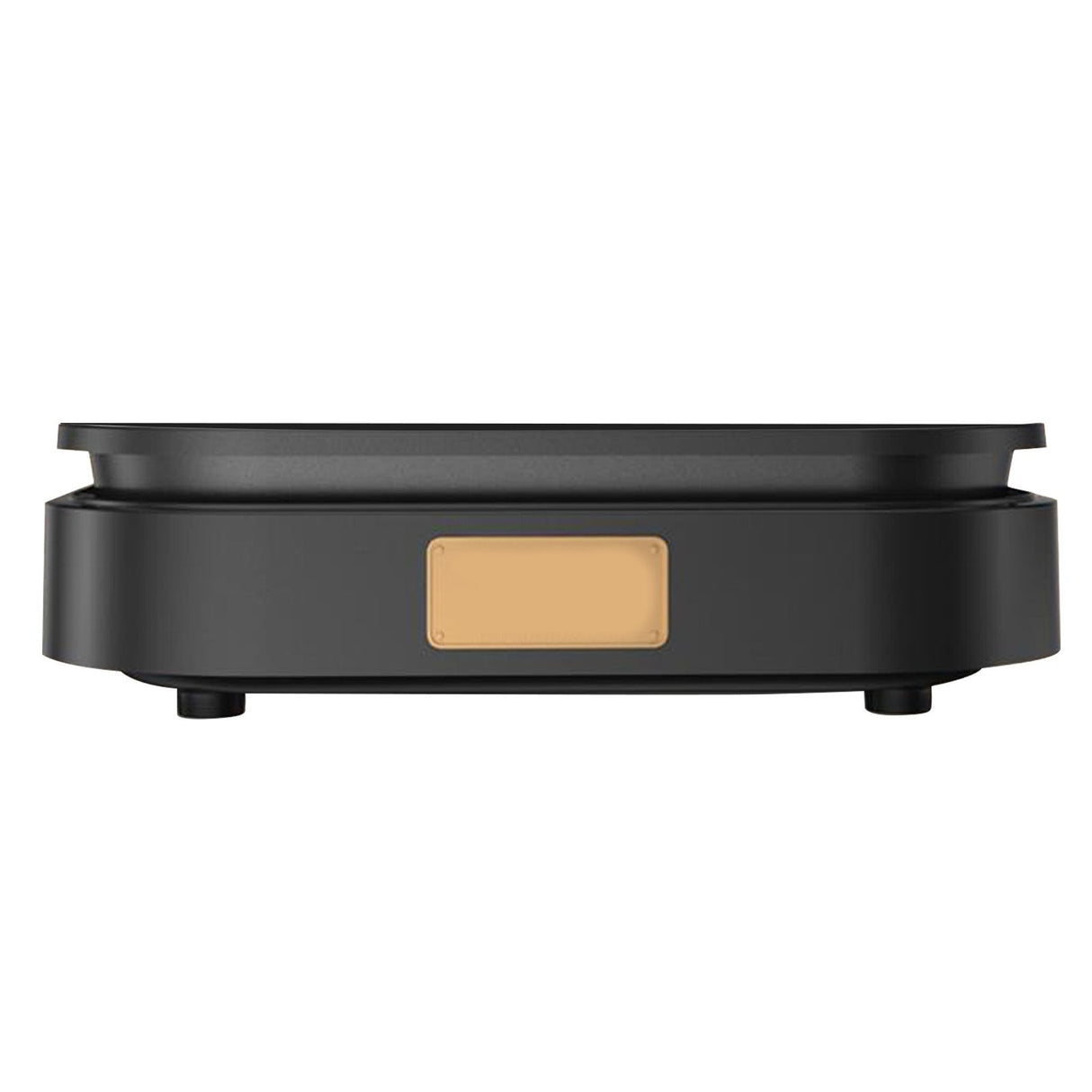 Non stick coated cooking surface of the six hole breakfast pan