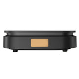 Non stick coated cooking surface of the six hole breakfast pan