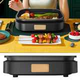Handle of the aluminium alloy six hole egg frying pan