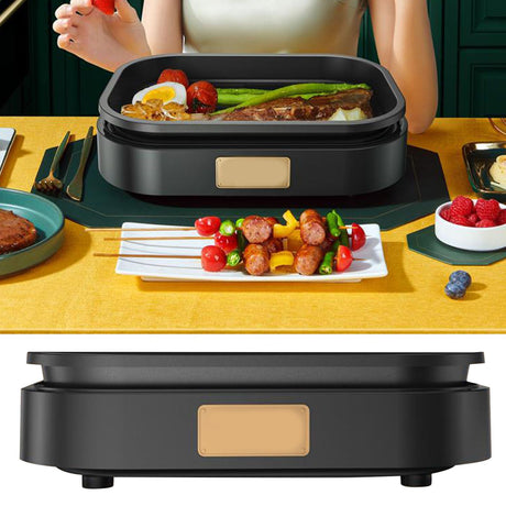 Handle of the aluminium alloy six hole egg frying pan