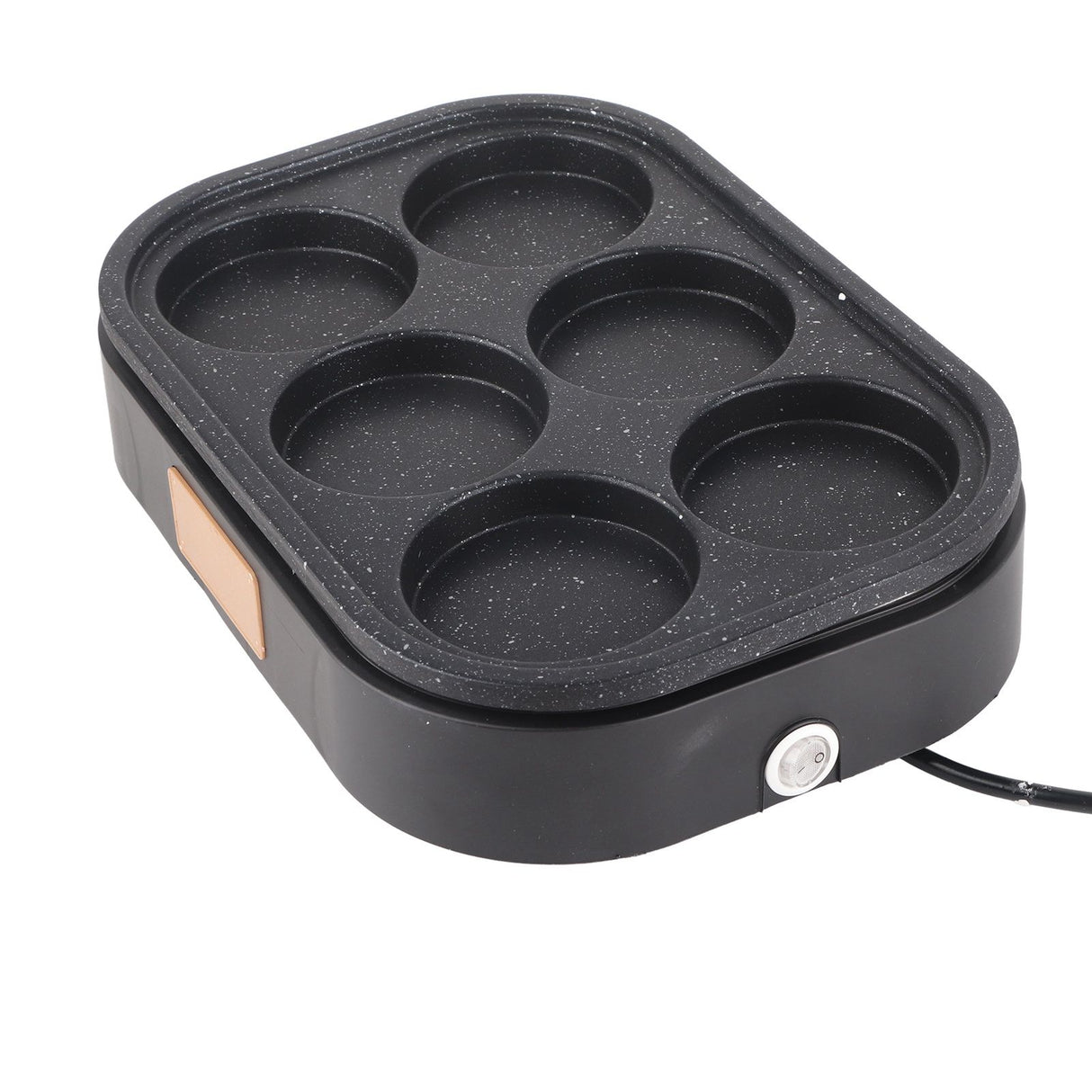 Egg bites lifted from the non stick six hole breakfast pan