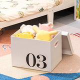Large cardboard organiser box for a bedroom