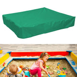 Green sandbox cover, 120x120cm