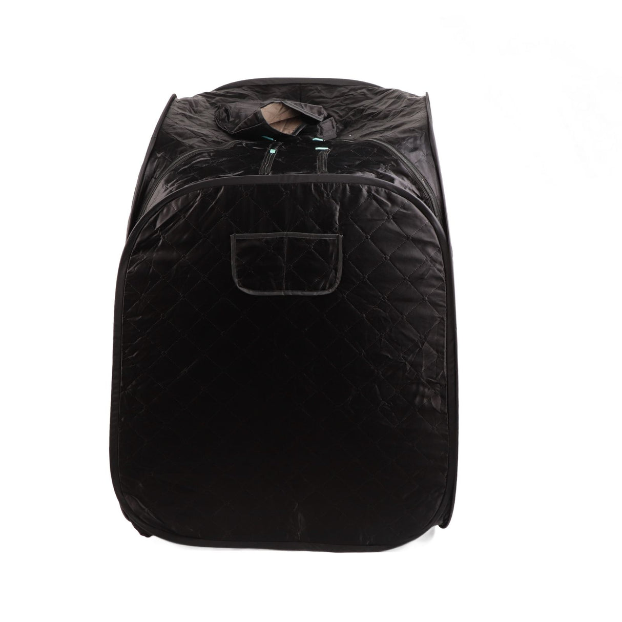 Palm Cove portable steam sauna in an outdoor setting