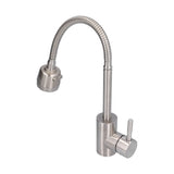 Close up of the two mode water outlet on the tap spout