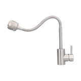 Mixer tap in use with the gentle outlet mode for washing hands