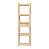 Foldable Wine Rack 10 Bottle Pine Wood Natural view 15