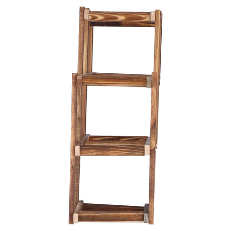 Foldable Wine Rack 6 Bottle Pine Wood Roast Brown view 15