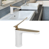 G1/2 threaded inlet connection beneath the basin mixer tap