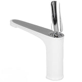 Close up of the detachable aerator on the basin mixer tap spout